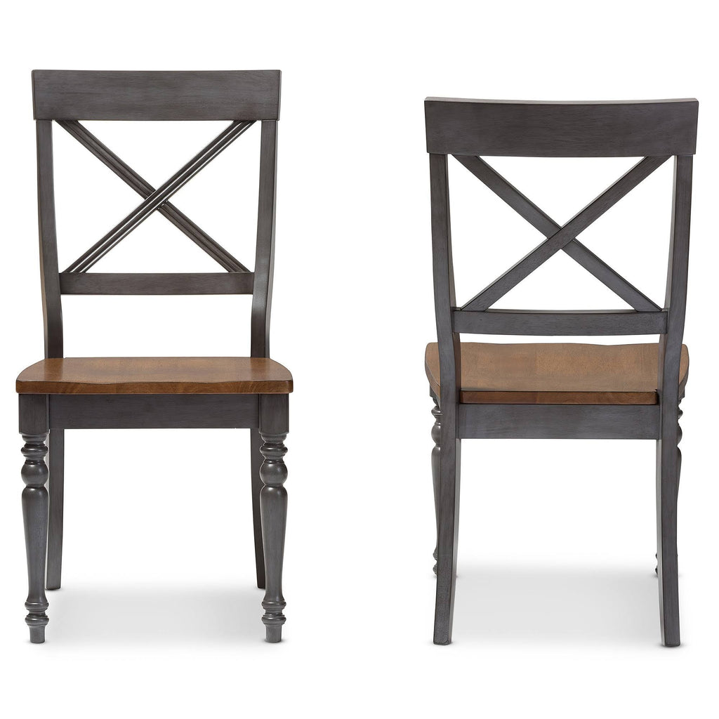 Shabby Chic Solid Wood Dining Side Chair W493