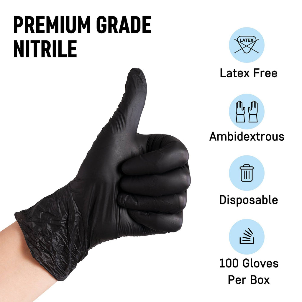 California Blue Nitrile Exam Gloves C8873