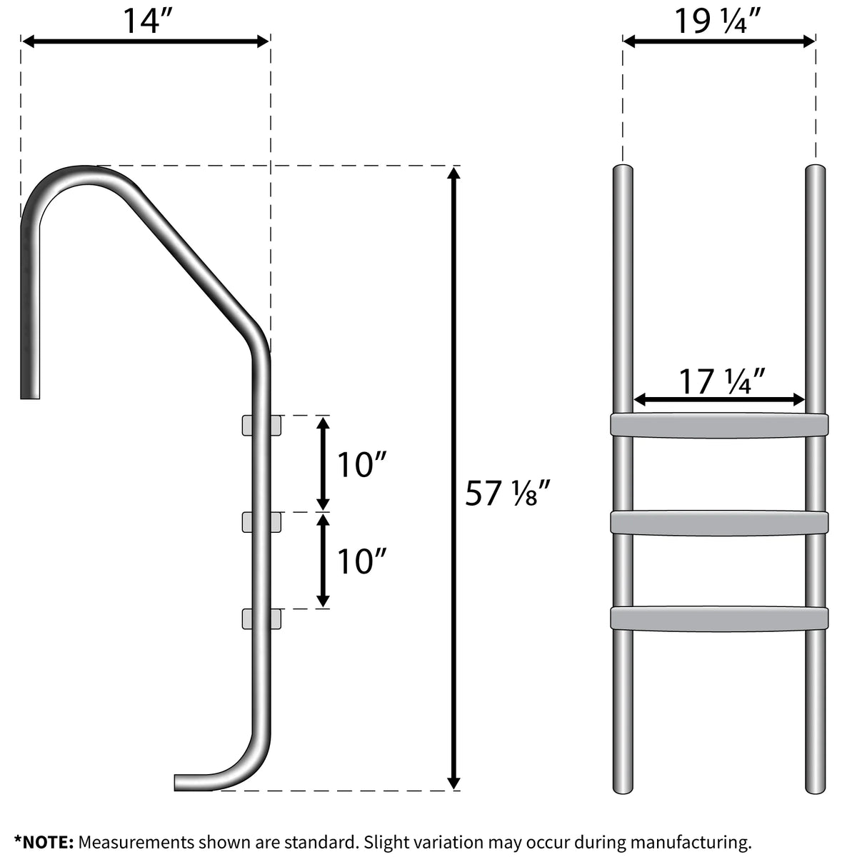 In-Pool Ladder for Kayak or Fanta-Sea Pools Y9025