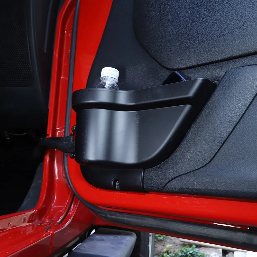 Black Front Door Storage Organizer Box for Jeep Wrangler JK JKU 2011-2017 E7371