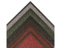 Gray Blended Yarn Carpeted Entry Mat with Vinyl Backing F87579