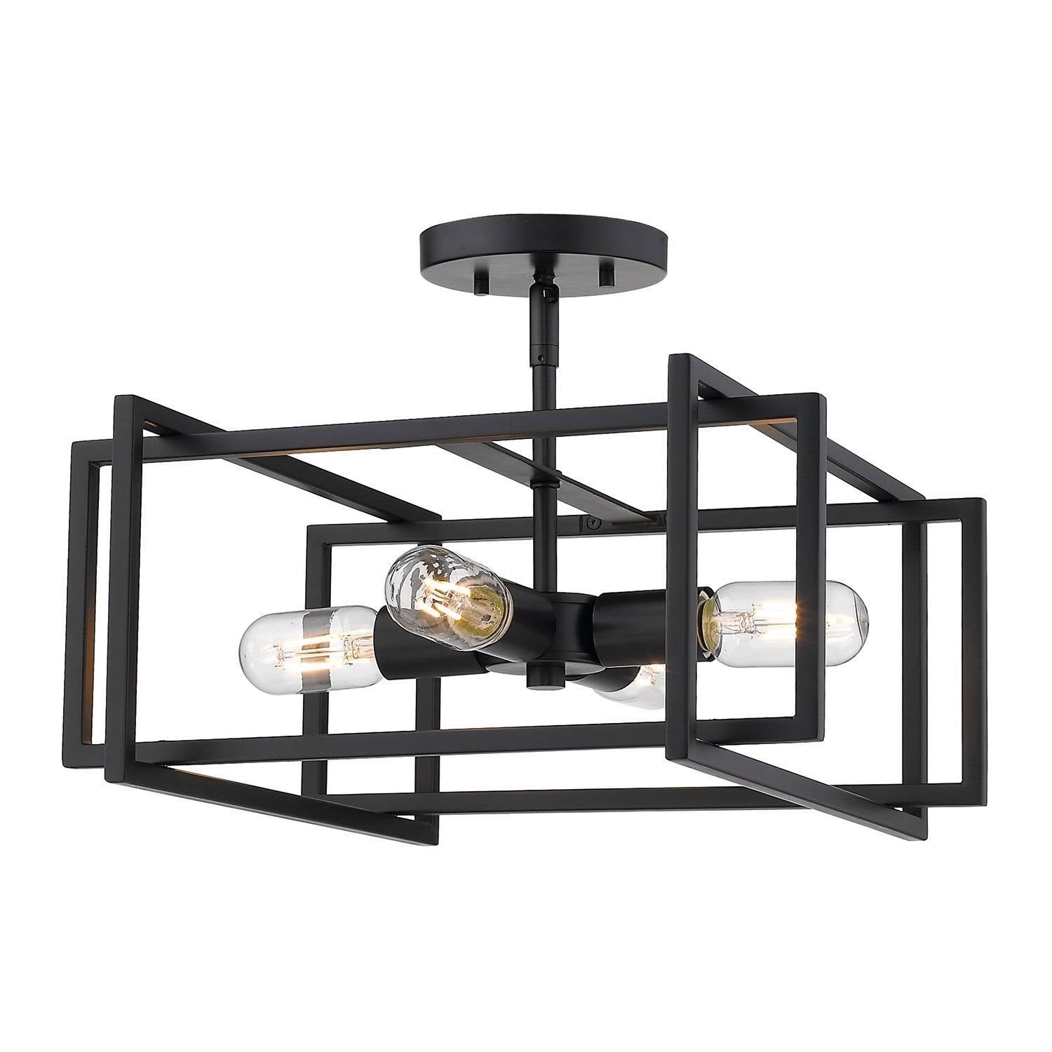 Pewter Semi-Flush Mount Light M96790