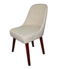 Cream Armless Accent Chair N8329