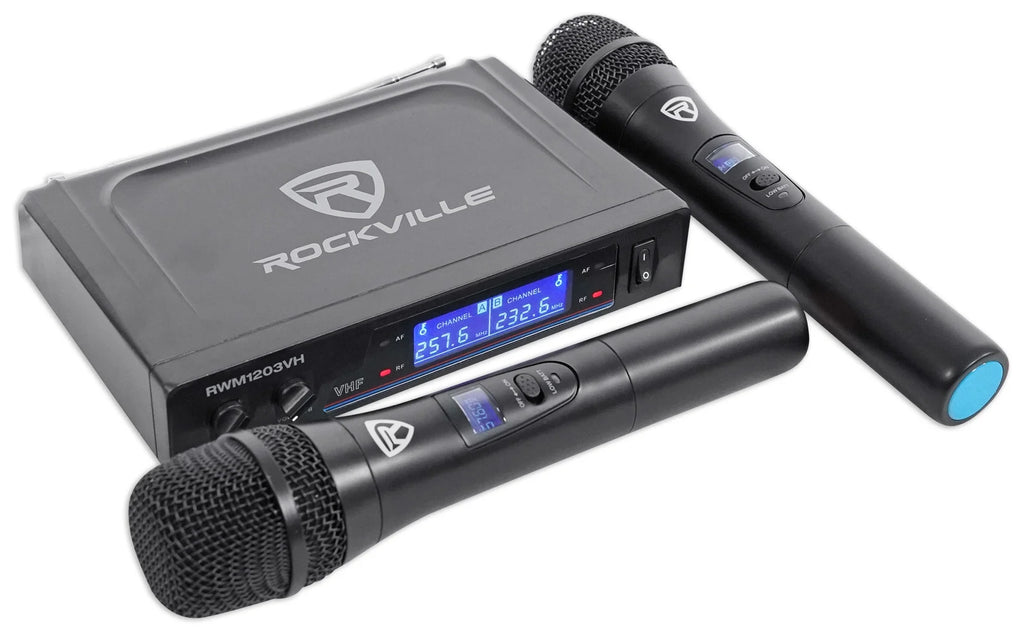 Bluetooth Karaoke Machine System with Stand and 2 Wireless Mics L463