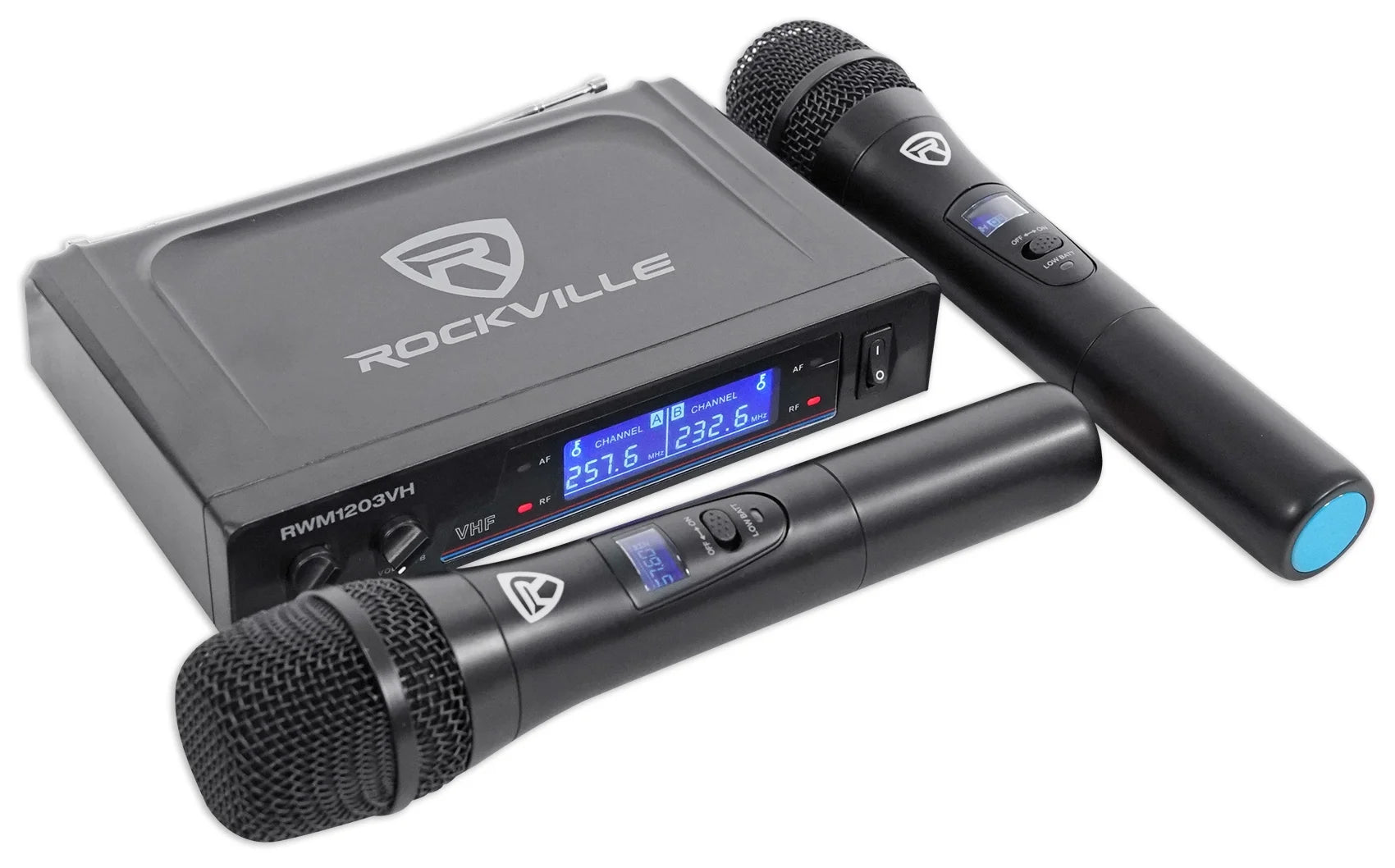 Bluetooth Karaoke Machine System with Stand and 2 Wireless Mics L463