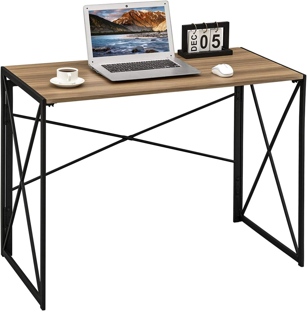Brown Pack of 2 Folding Desk Q509