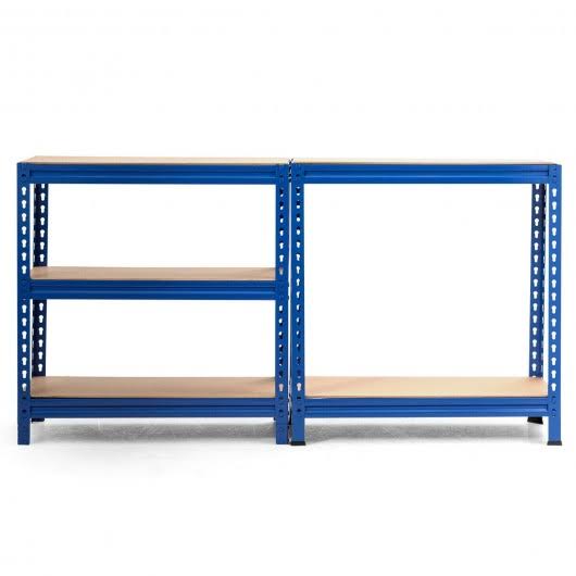 Blue 5-Tier Steel Heavy Duty Storage Shelving Unit K3199