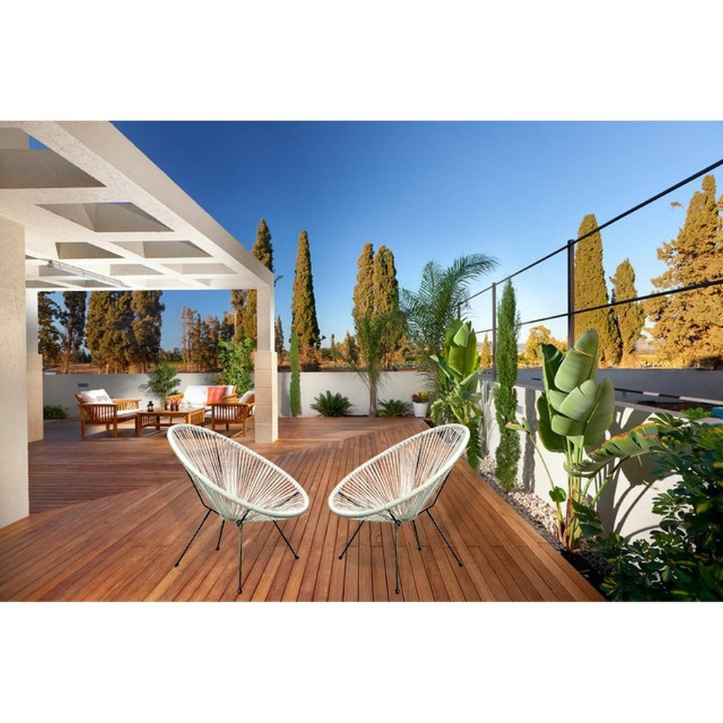 Black Acapulco Chair 4pc Set Z63387