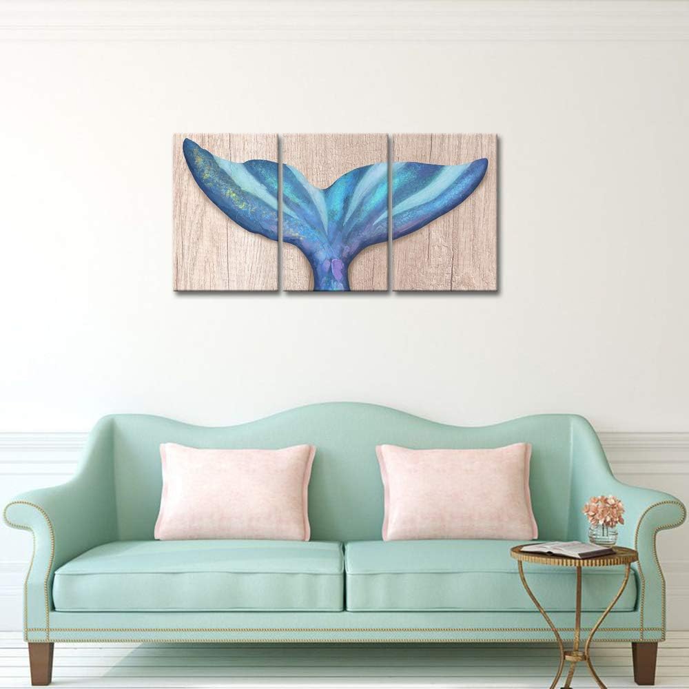 3 Piece Ocean Animal Canvas Wall Art Set W188707