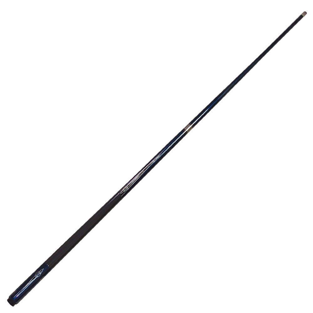 Metallic Blue Billiard Pool Cue Stick with Case A48602