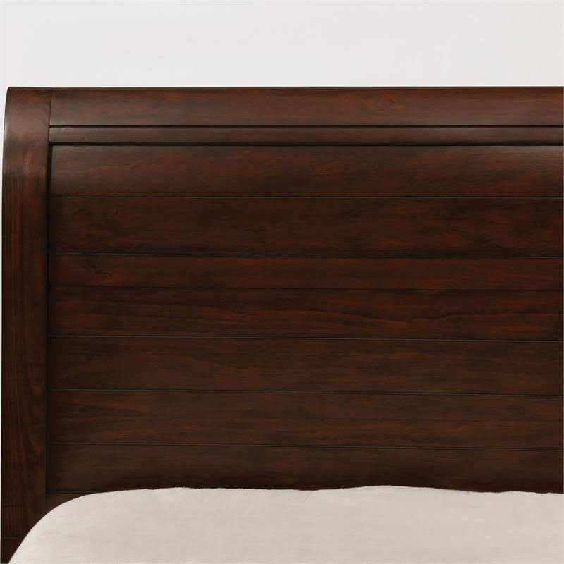 Brown Cherry Youth Full Bed W8048