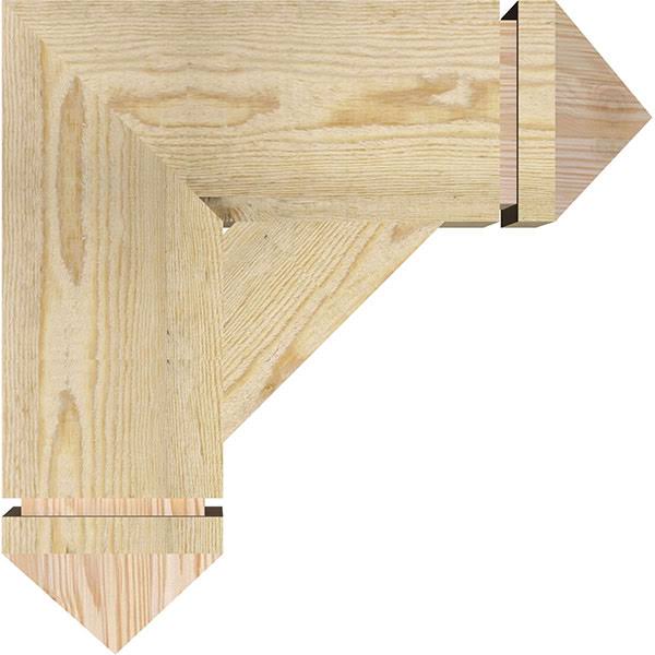 Traditional Rough Sawn Douglas Fir Bracket R6005