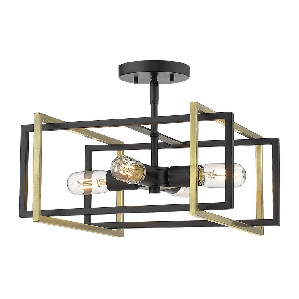 Pewter Semi-Flush Mount Light M96790