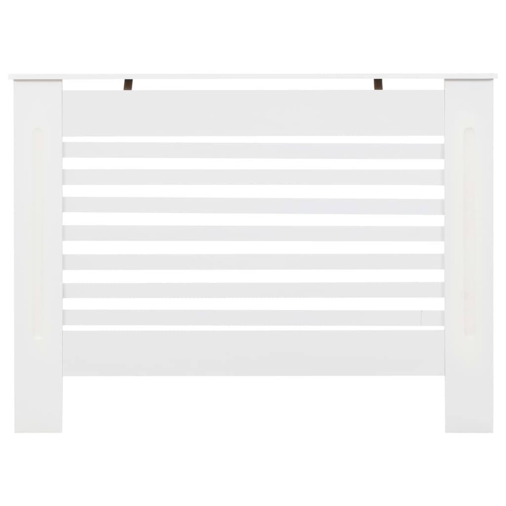 White MDF Radiator Cover D79605