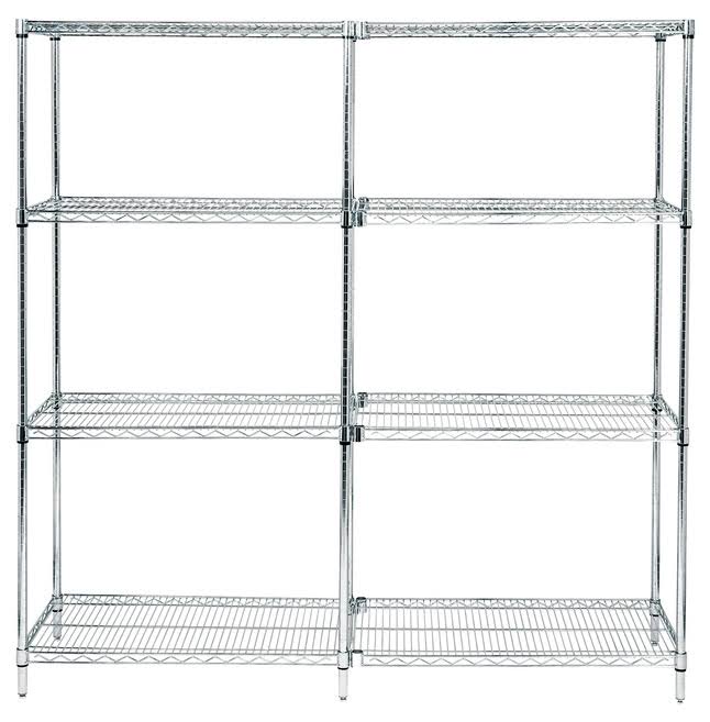 Chrome Wire Shelving Unit B3616