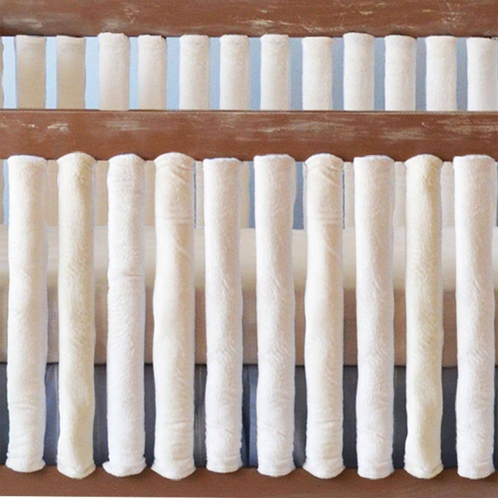 24 Piece Cream Minky Crib Liners J951303