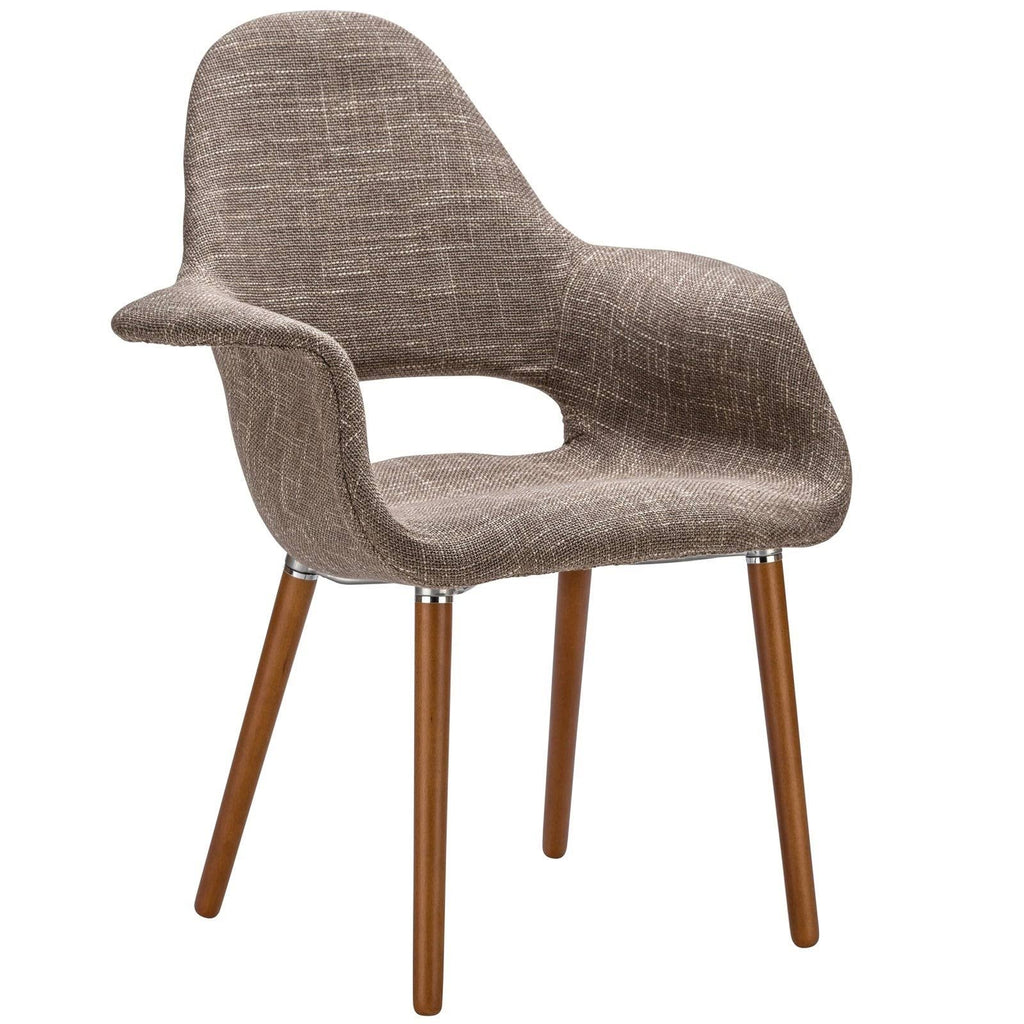 Taupe Fabric Seat Dining Chair (Set of 2) K59410