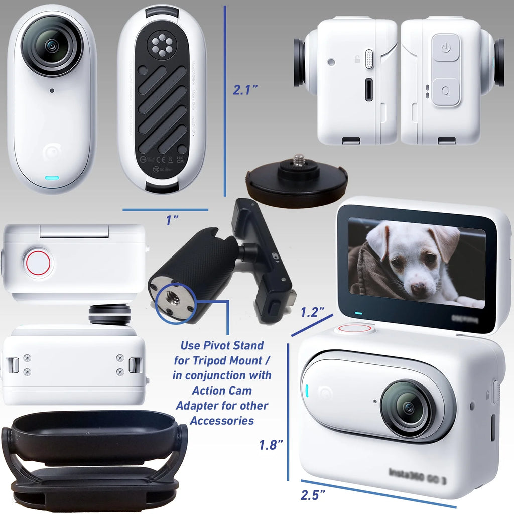 Insta360 GO 3 Action Camera Bundle (128GB) 32pc Bundle Y513
