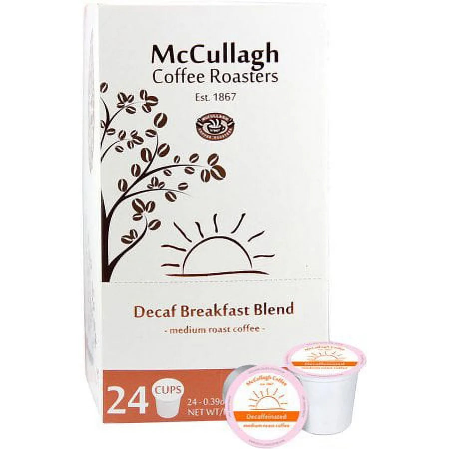 Decaf Breakfast Blend Medium Roast Single Serve Coffee Cups, 96 Count Y73699