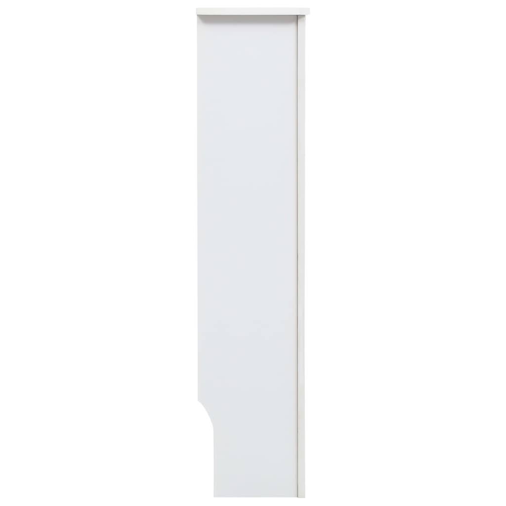 White MDF Radiator Cover D79605