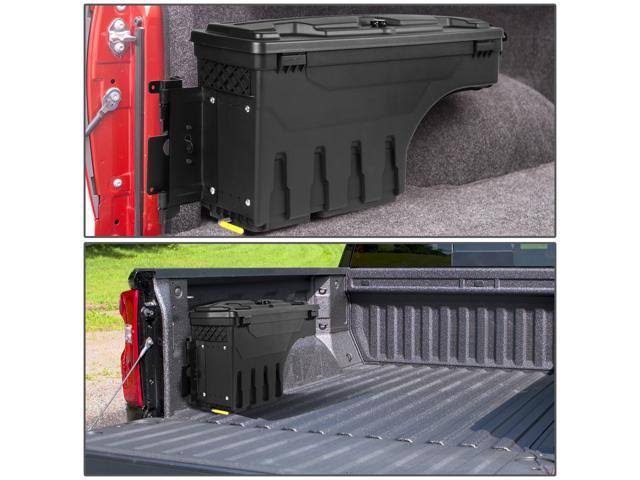 16 in Pickup Truck Bed Wheel Well Storage Tool Box with Lock and Key M4651