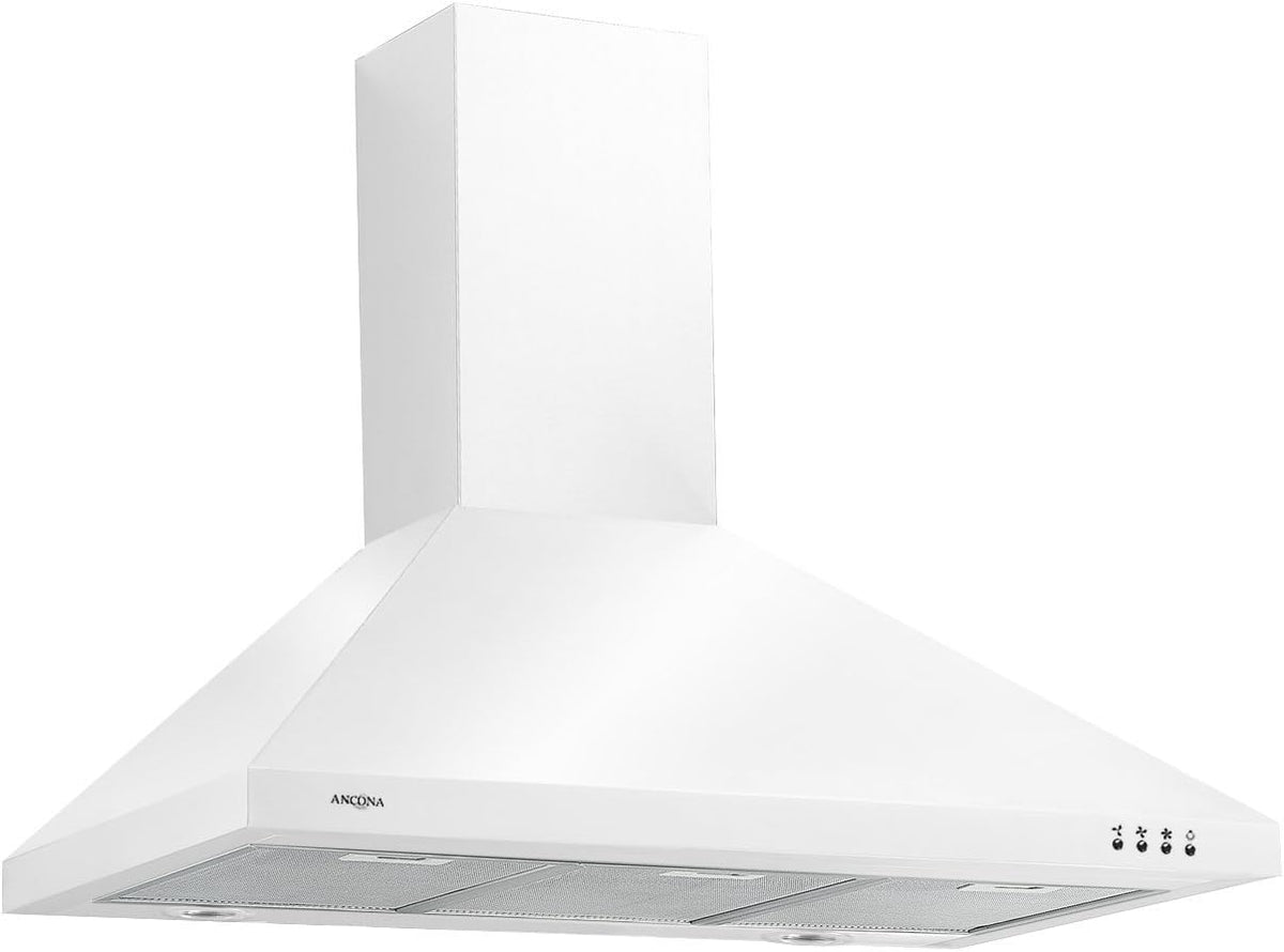 30" 400 CFM Convertible Wall Mount Range Hood in White W7123