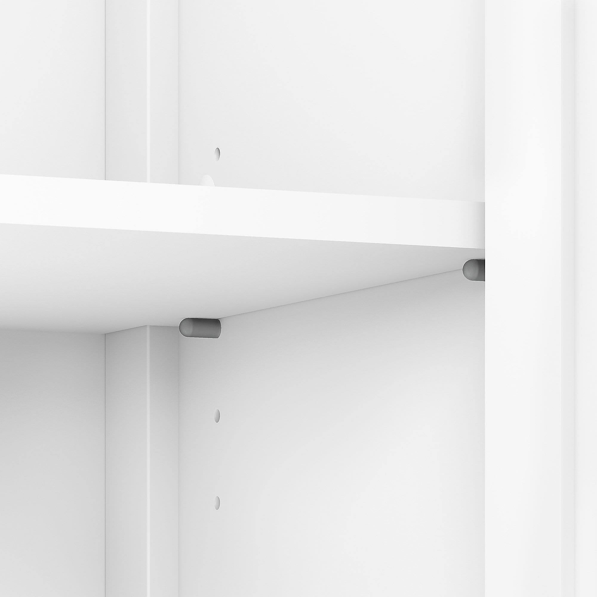 Pure White Accent Storage Cabinet with Doors K25092