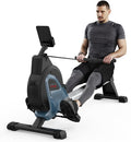 Magnetic Rowing Machine with Aluminum Track, 16 Adjustable Resistance Level & Smart LCD Monitor C38439