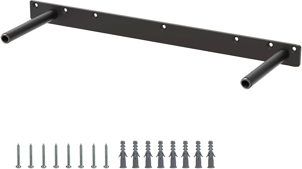 Heavy Duty Floating Shelf Bracket Pair, 150 LB Capacity, 18 Inch, Pack of 2 O282