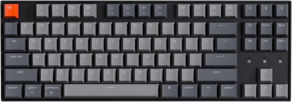 Tenkeyless Wireless Mechanical Keyboard with White Backlight I7805