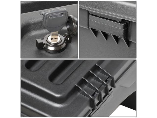 16 in Pickup Truck Bed Wheel Well Storage Tool Box with Lock and Key M4651