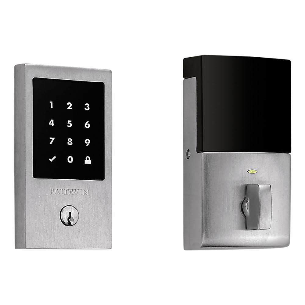 Satin Chrome Electronic Deadbolt T607