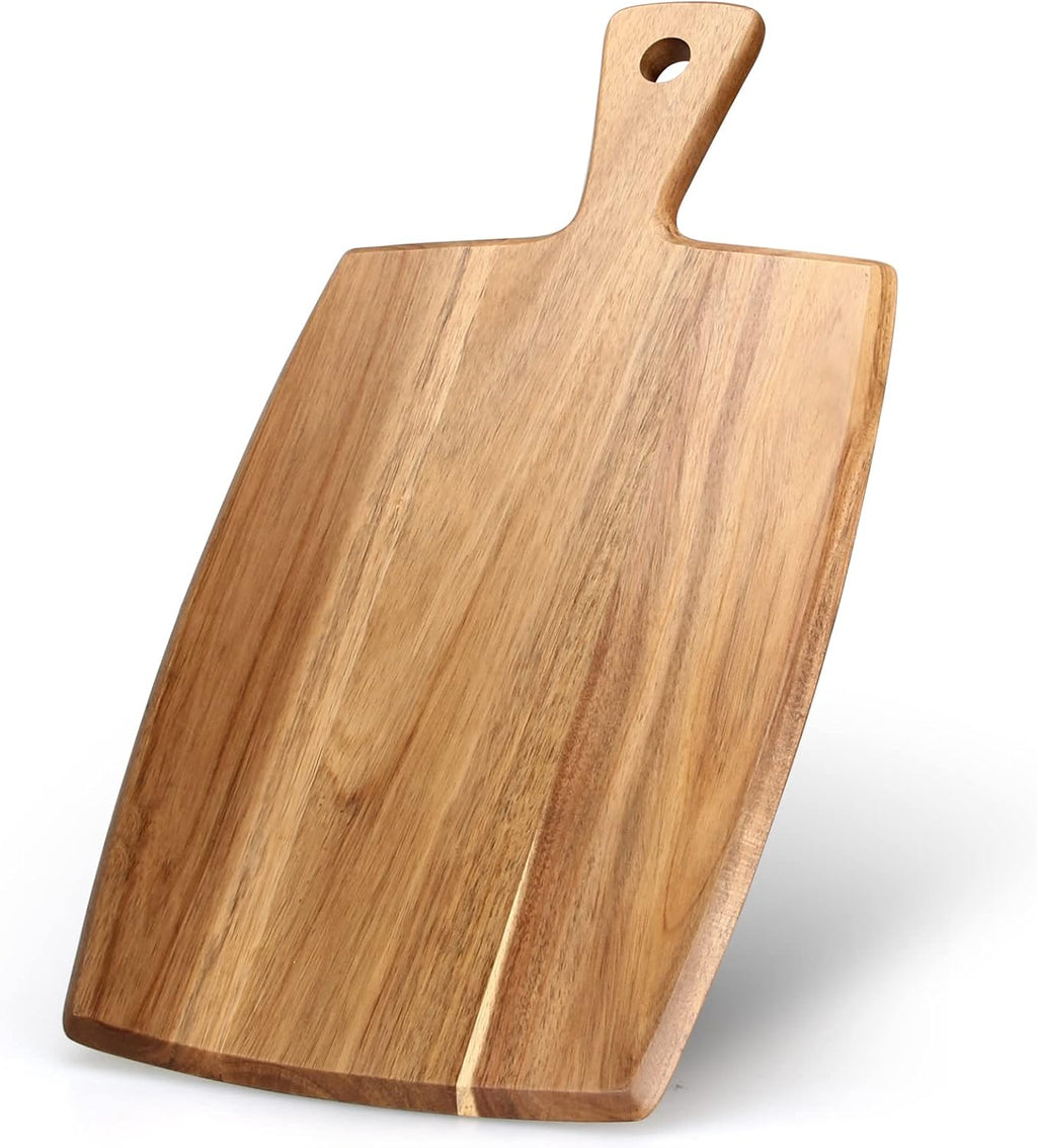 Acacia Wood Cutting Board with Handle K1275