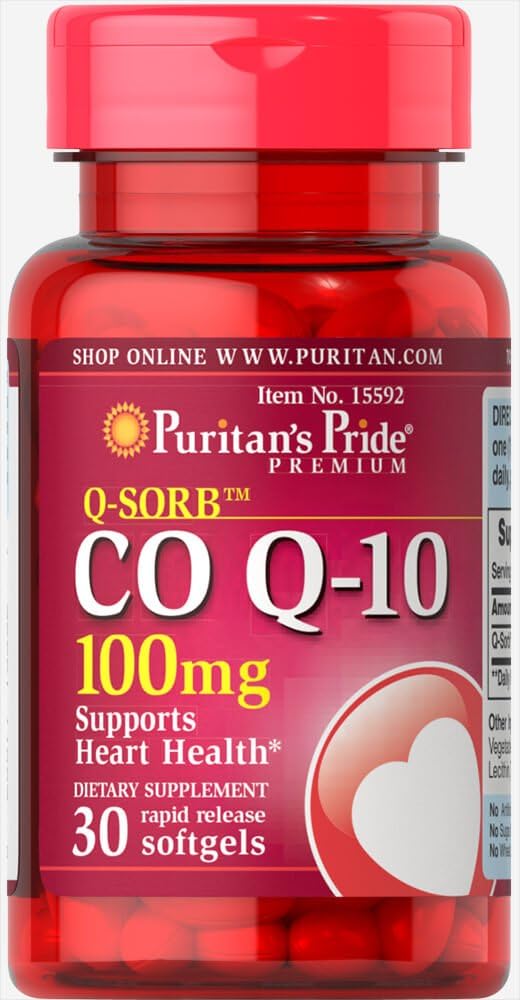 Co Q-10 100 mg Rapid Release Softgels J41505
