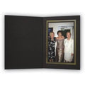 Black / Gold Cardboard Photo Folder 5x7 Pack of 100 S352