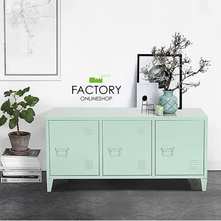 Green Metal Storage Cabinet X398017