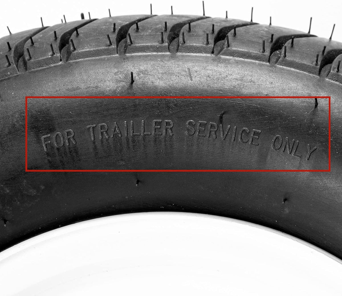 2Pcs 4.80-8 Trailer Tires LRB 4PR Tubeless Y12187