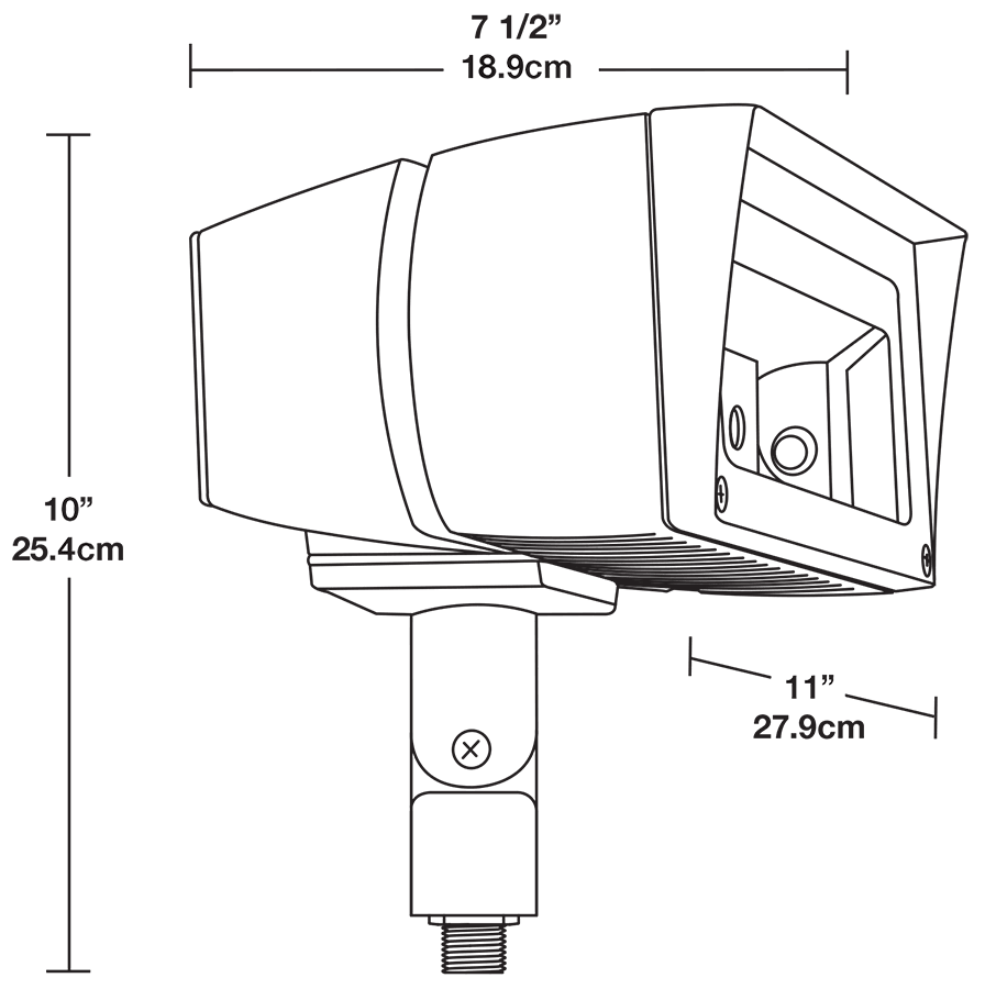 Bronze LED Flood Light Y64838