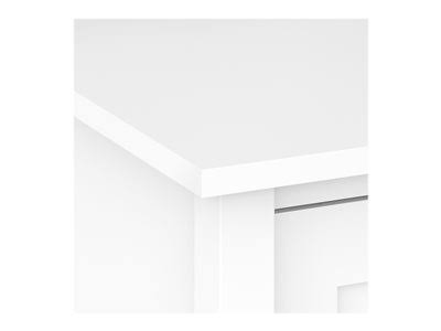 Pure White Accent Storage Cabinet with Doors K25092
