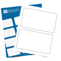 100 Sheets Blockout Laser Labels 7.375x22 x 4.5x22 G280331