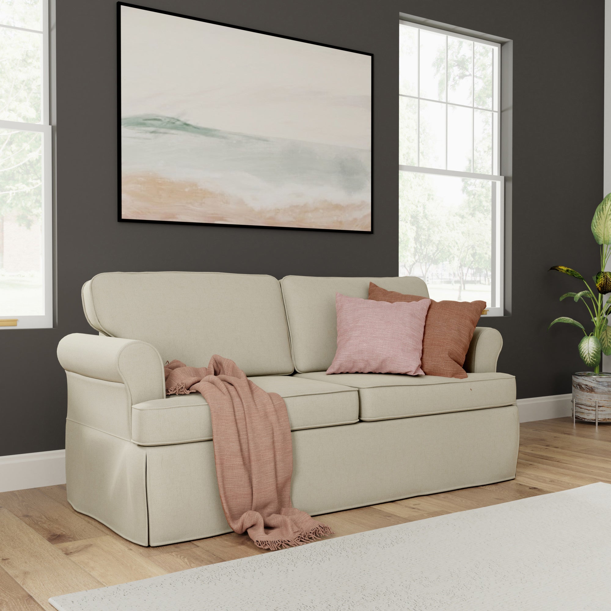 Beige Upholstered Sofa B629592