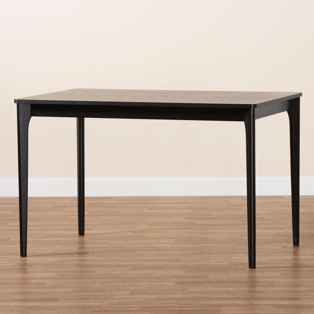 Black Finished Wood Dining Table R7060