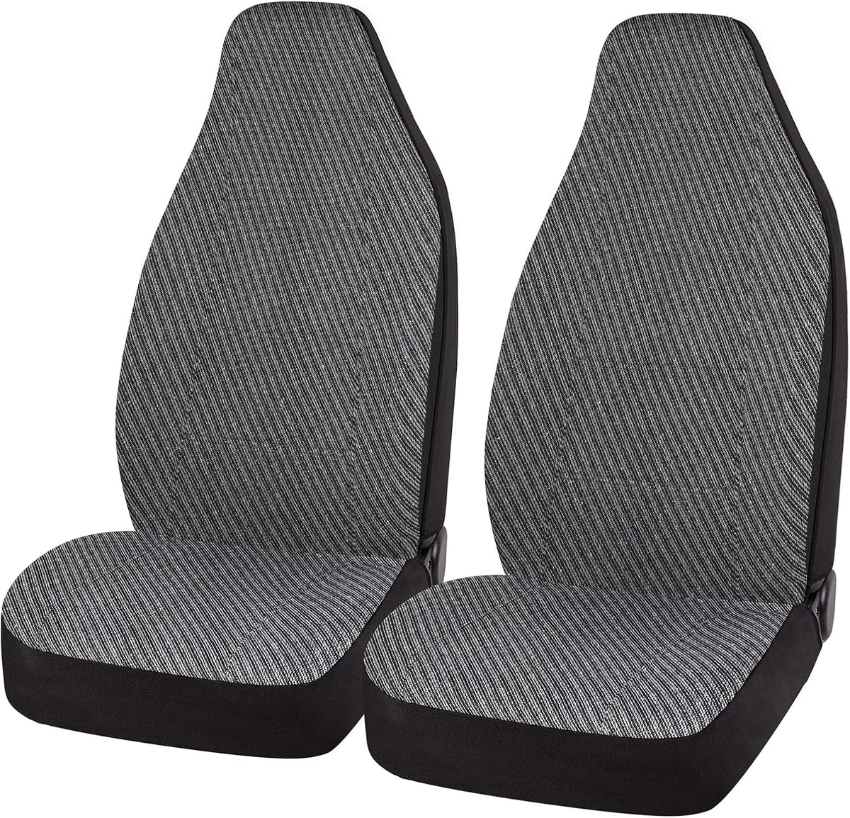 Gray Flax Low Back Car Seat Covers A469094