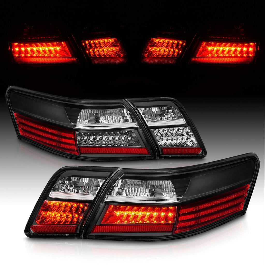 4 Pcs Black L.E.D Taillights A2962