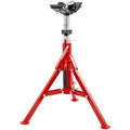 Pipe Stand with 2-Ball Transfer Head, 12x22 Pipe Capacity, 20x22-37x22 Height N9629