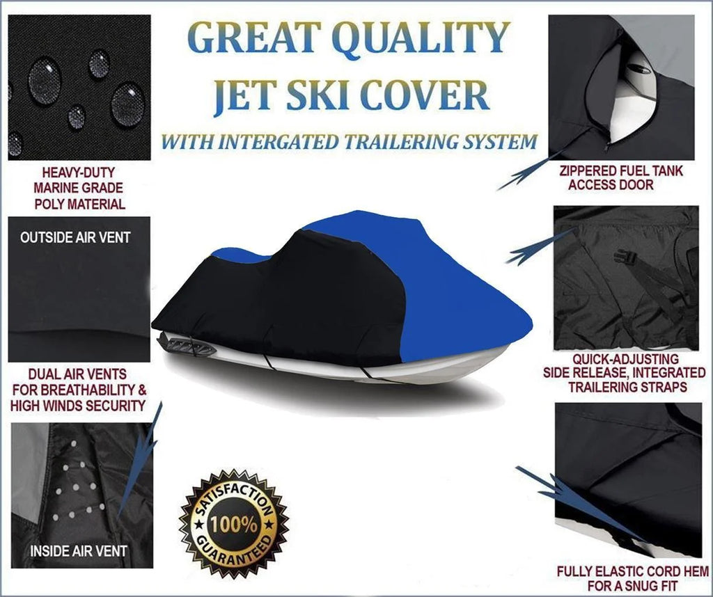 Heavy-Duty 600 Denier Jet Ski Trailerable Cover R613186