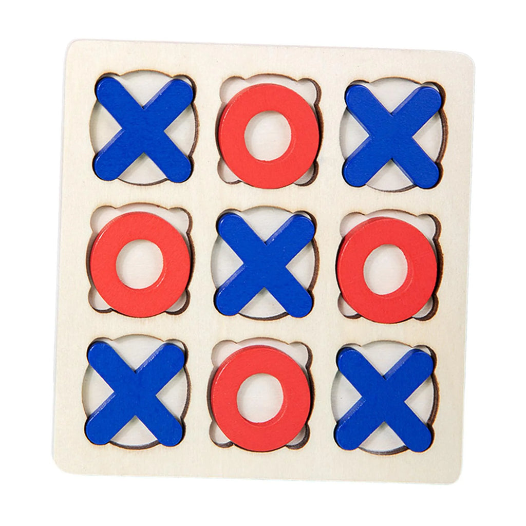 Wooden Tic Tac Toe Board Game T7980