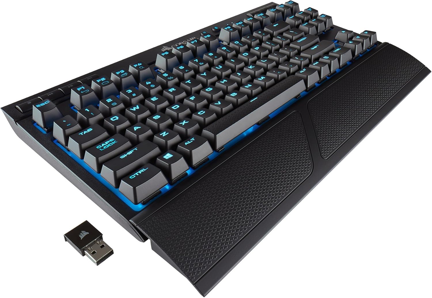 Wireless Mechanical Gaming Keyboard with Blue LED Cherry MX Red D24477