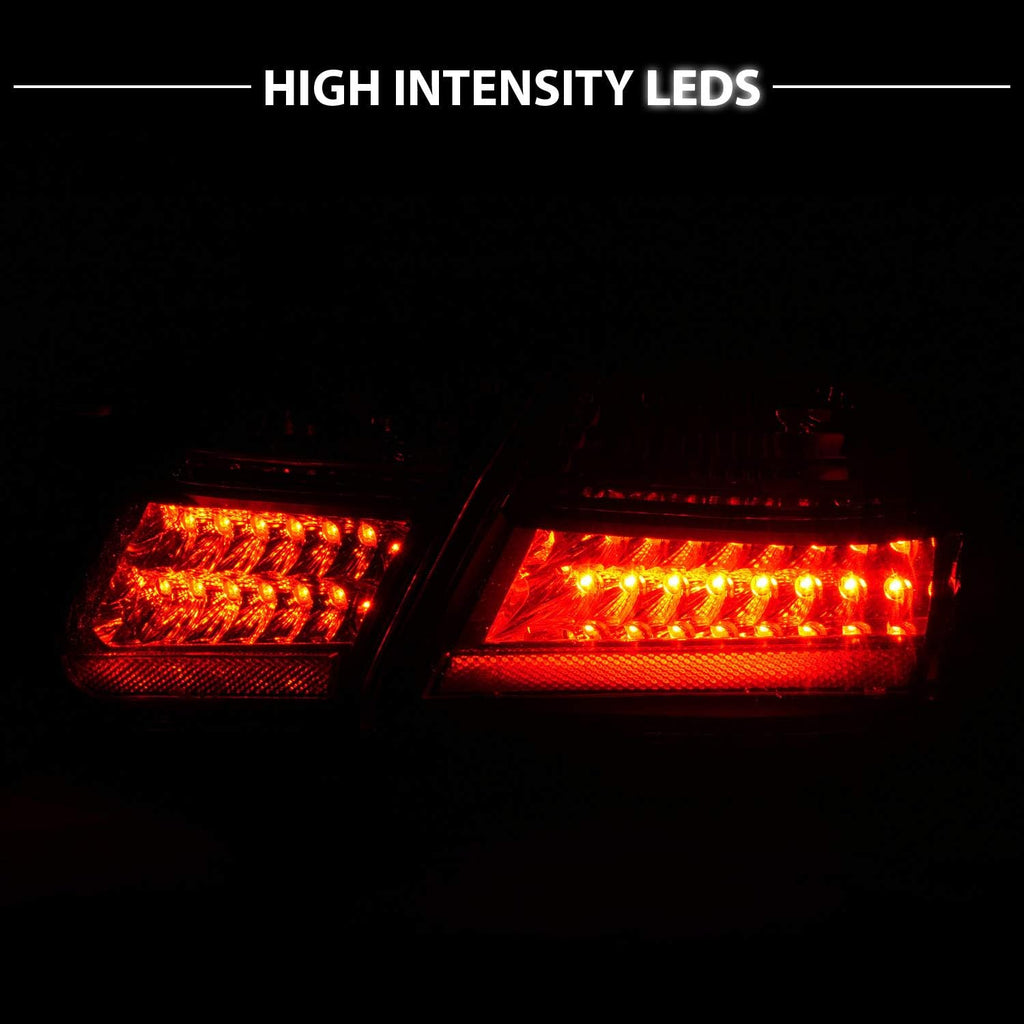 4 Pcs Black L.E.D Taillights A2962