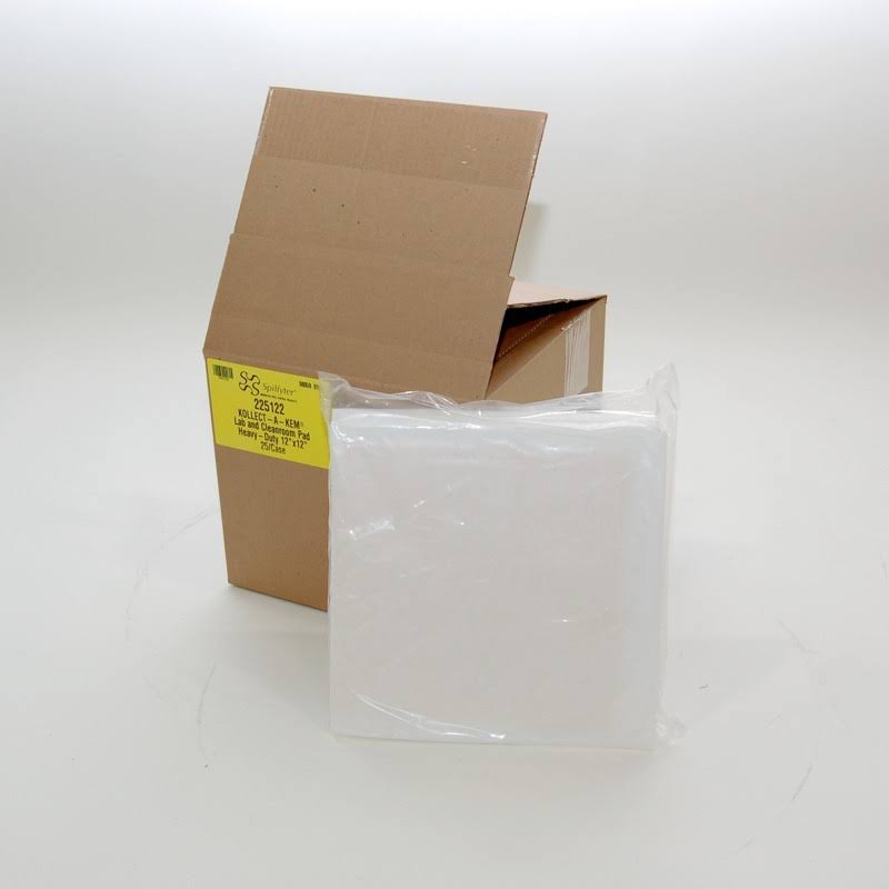 White Cleanroom Absorbent Pad 25/Box O948842